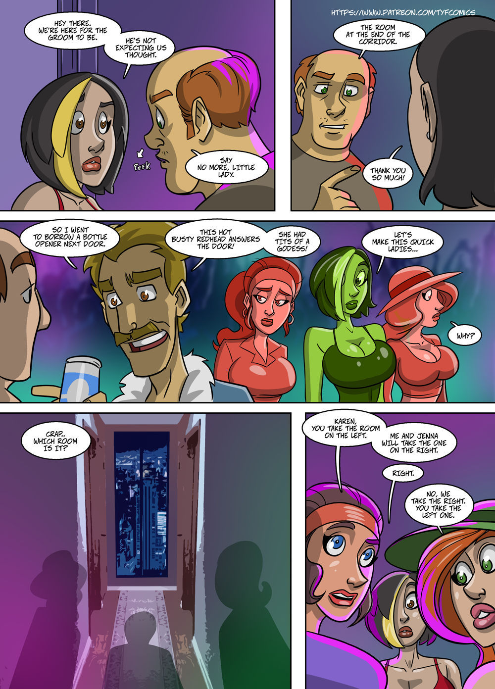 Busty Bachelor Babes – John North