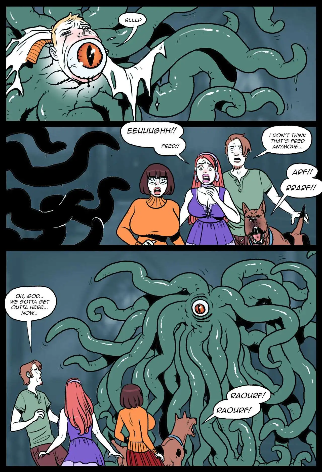 Daphne & Velma vs Tentacles – Pegasus Art