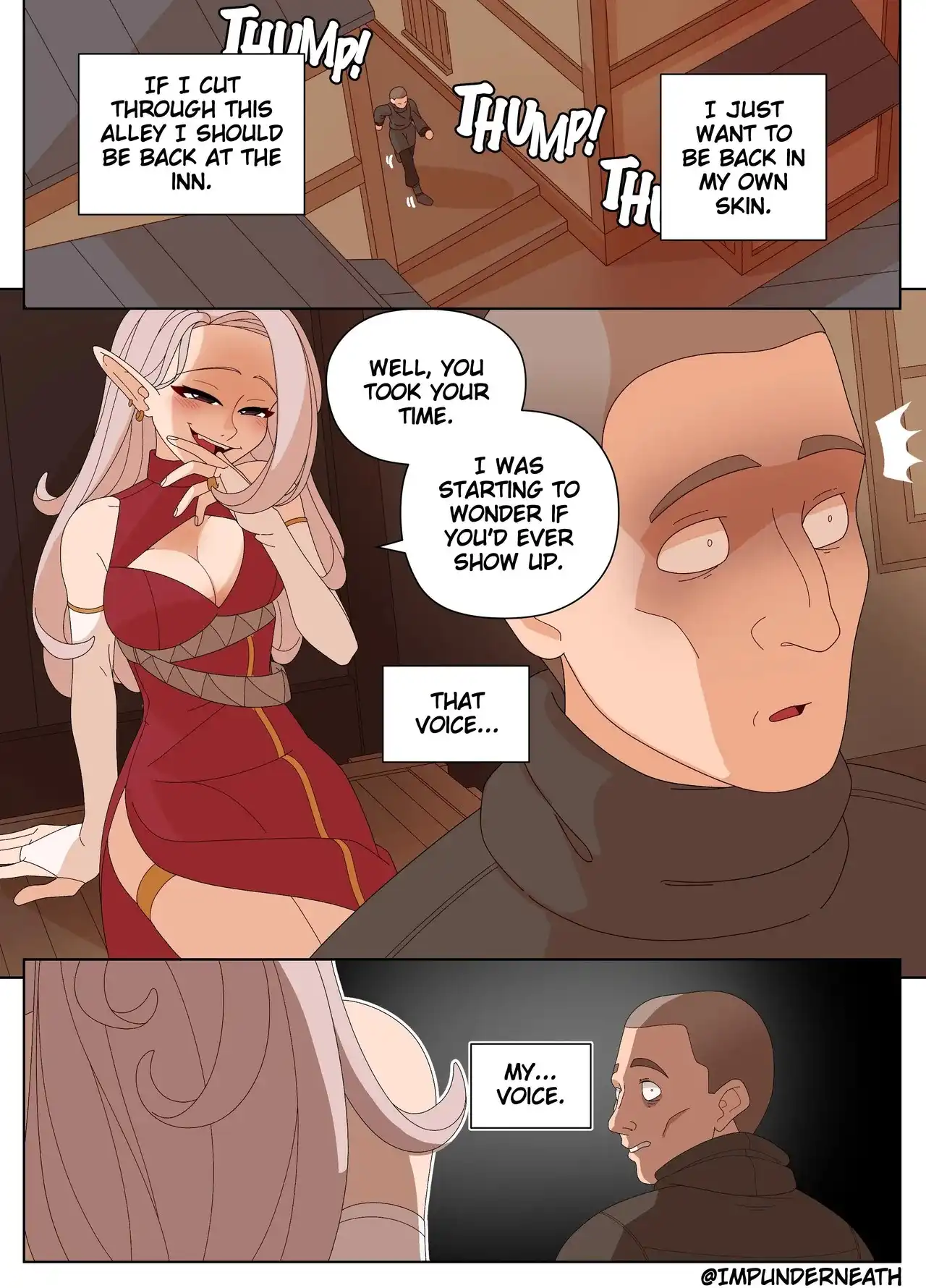 Elf and Criminal Body Swap – ImpUnderneath