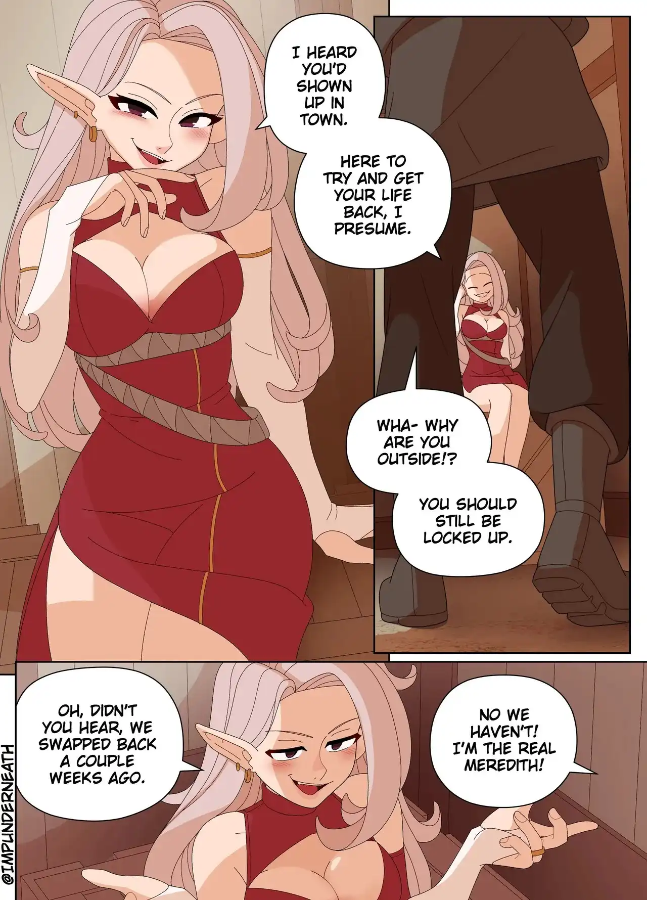 Elf and Criminal Body Swap – ImpUnderneath