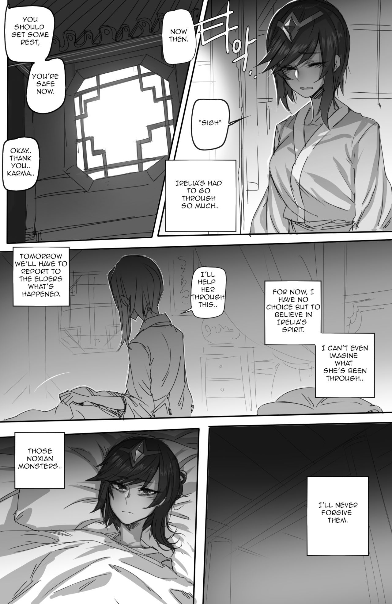 For the Noxus – Irelia and Karma