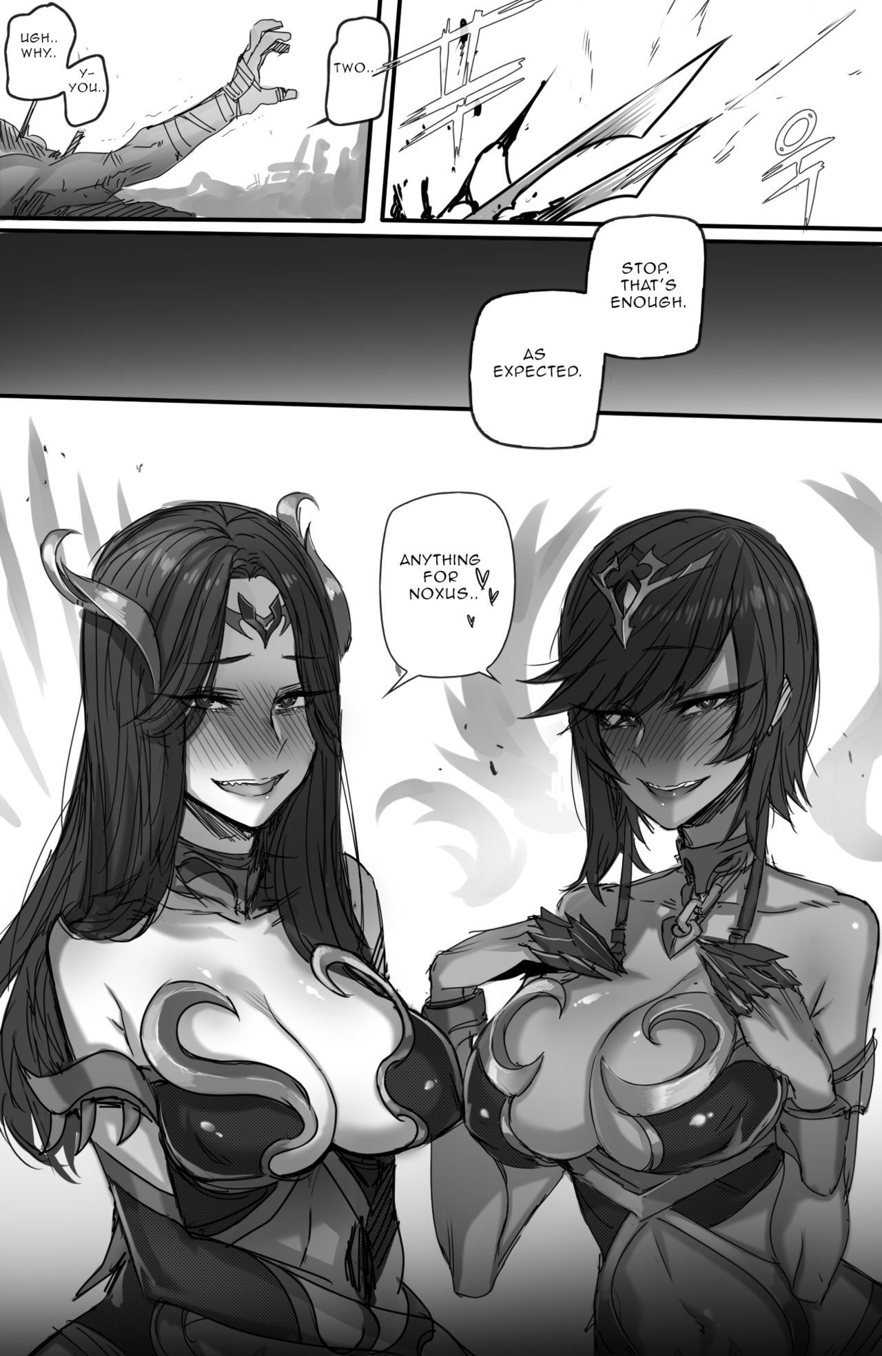 For the Noxus – Irelia and Karma
