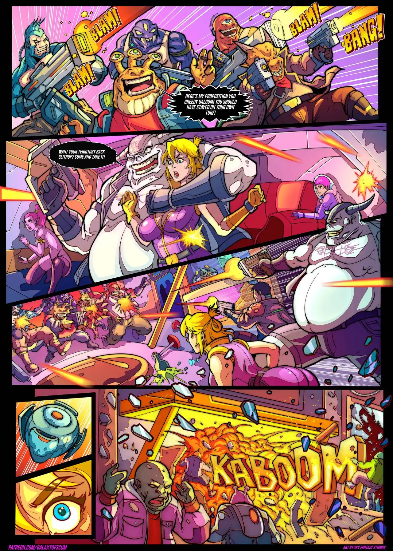 Galaxy of Scum Issue 2: Smuggler’s and Bugs – Sky fantasy studio