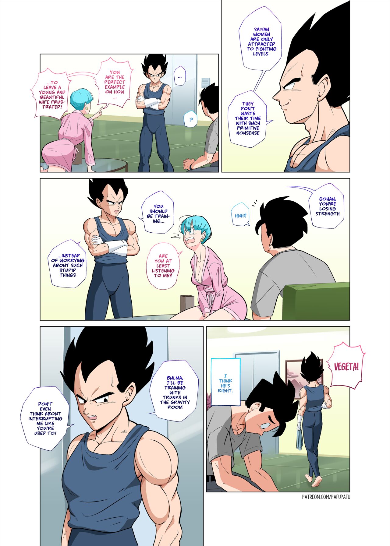 Gohan vs Bulma – PafuPafu
