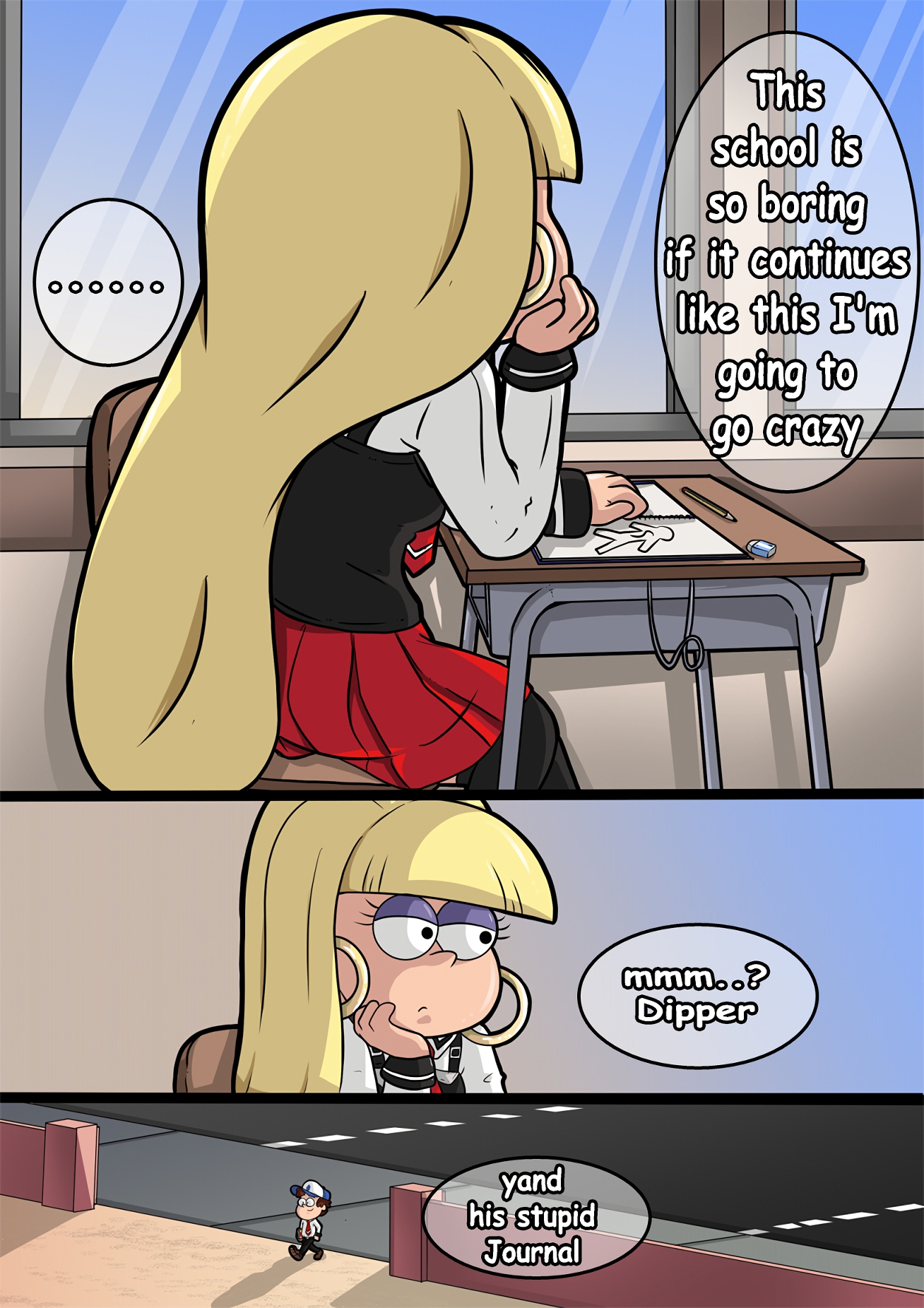 Gravity Falls and Bible Black – Indecente