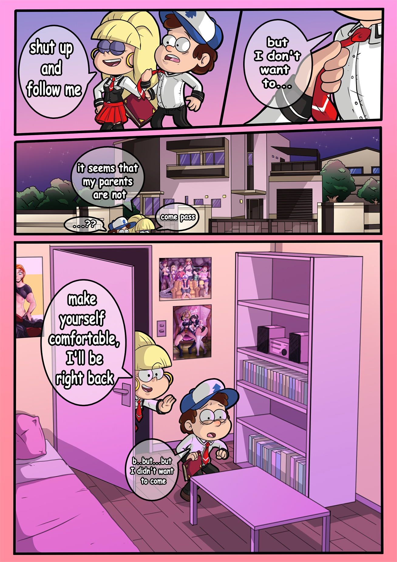 Gravity Falls and Bible Black – Indecente