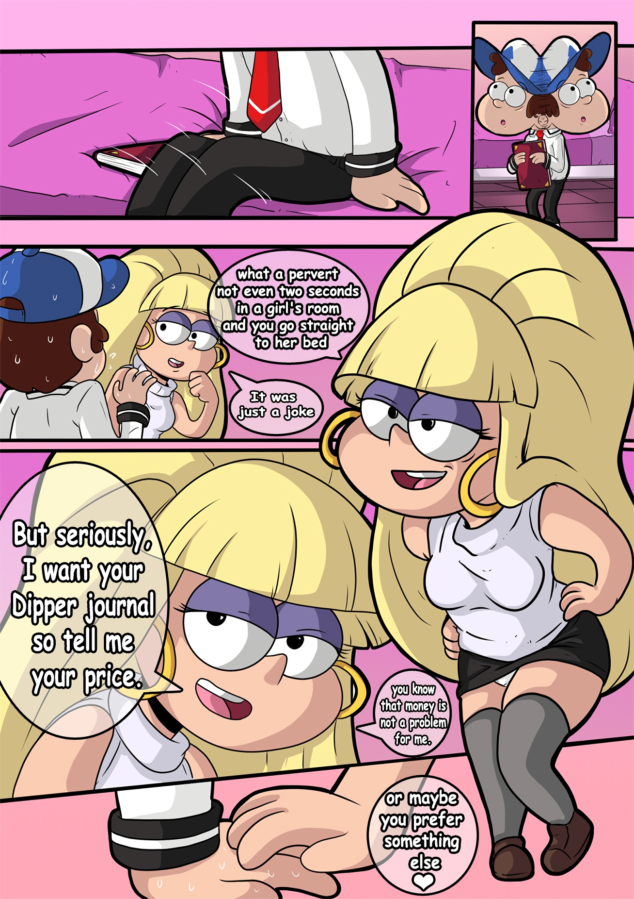 Gravity Falls and Bible Black – Indecente