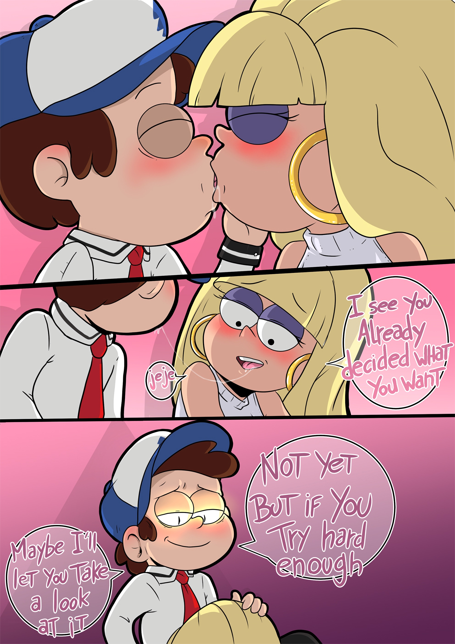 Gravity Falls and Bible Black – Indecente