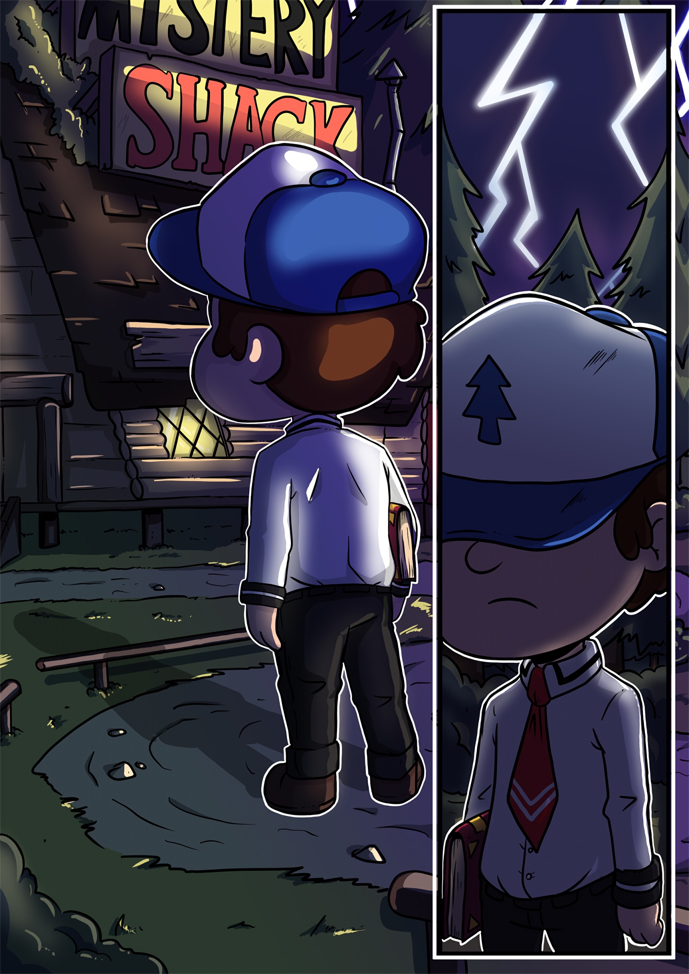 Gravity Falls and Bible Black – Indecente