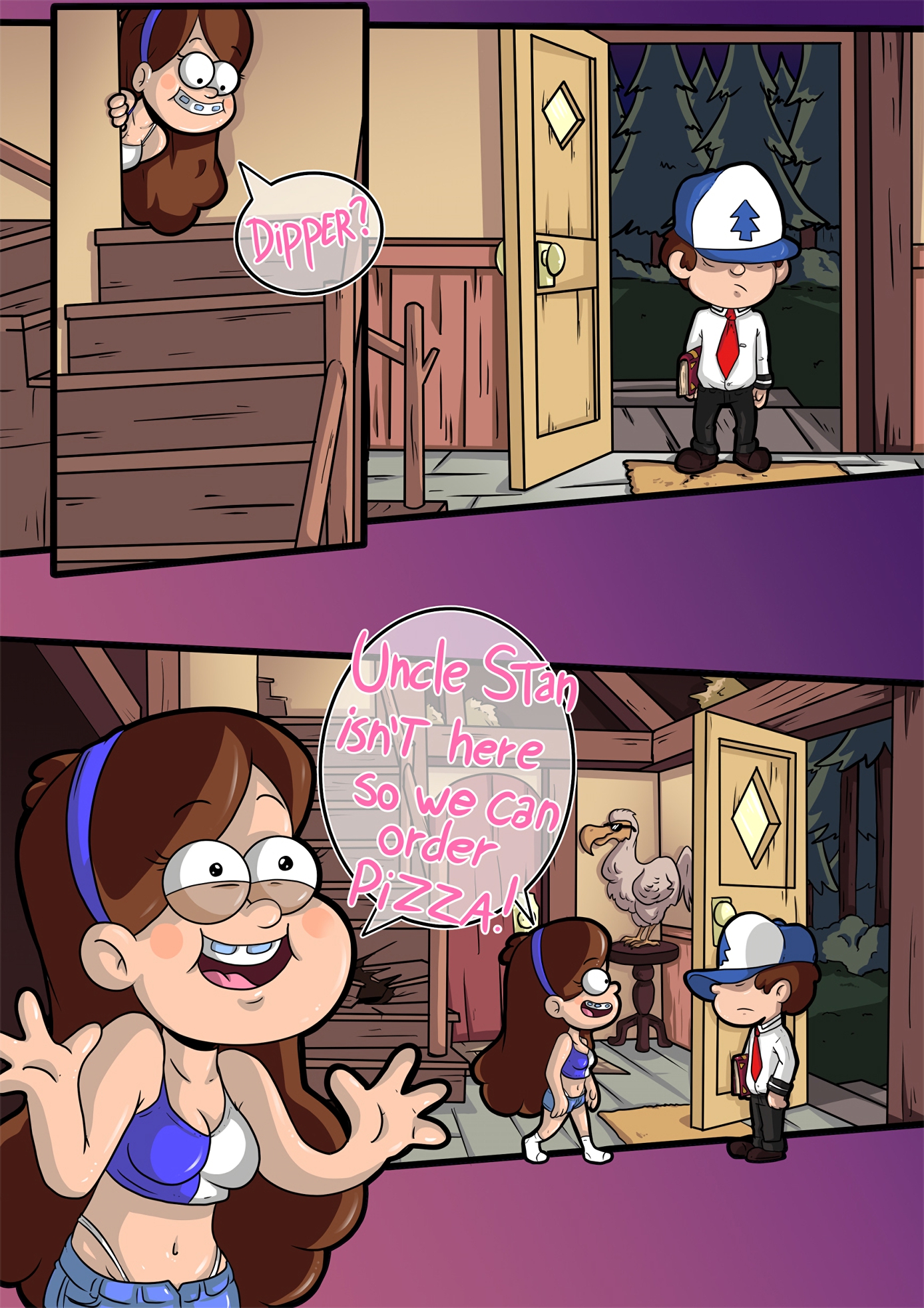 Gravity Falls and Bible Black – Indecente