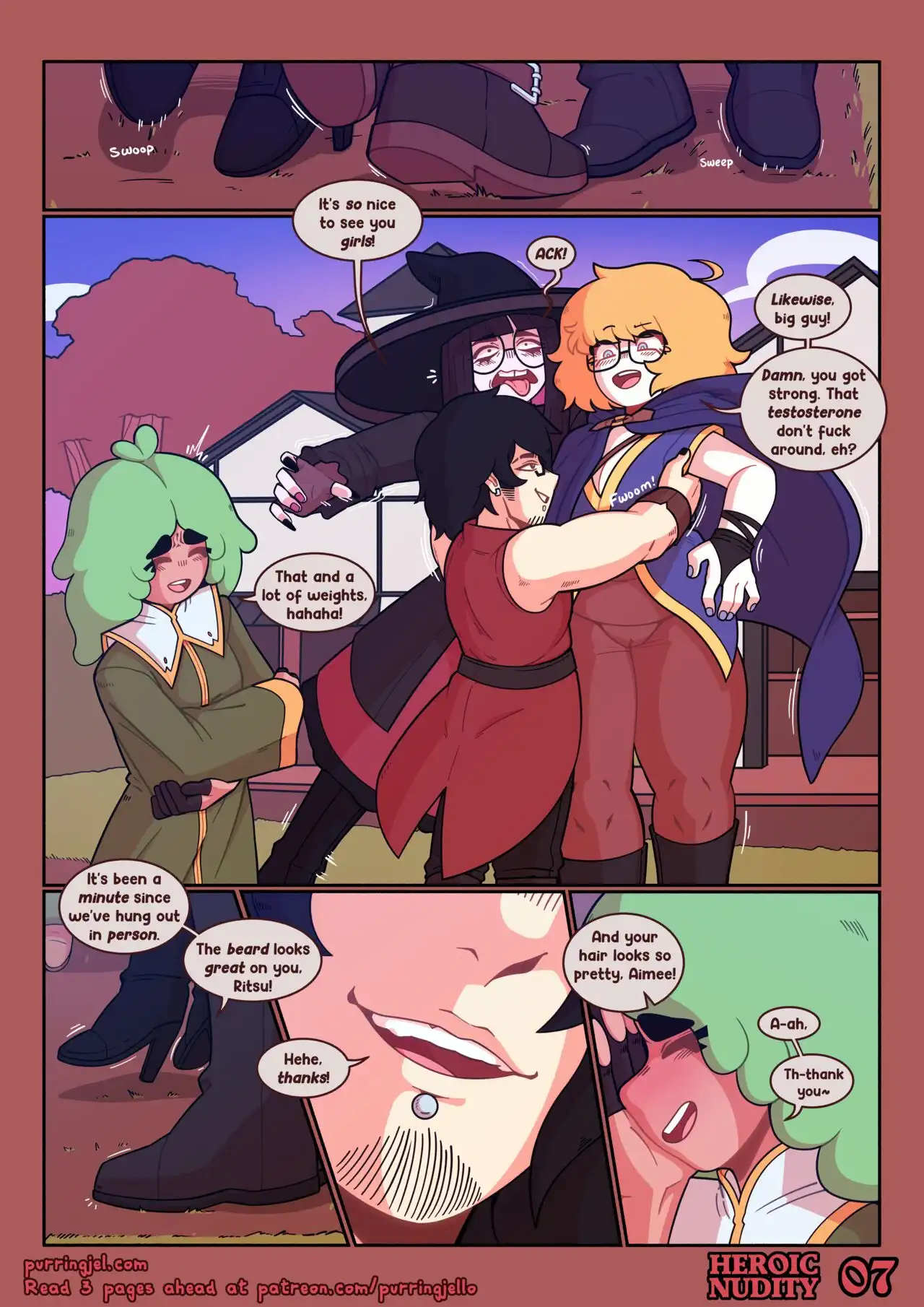 Heroic Nudity – Purringjello