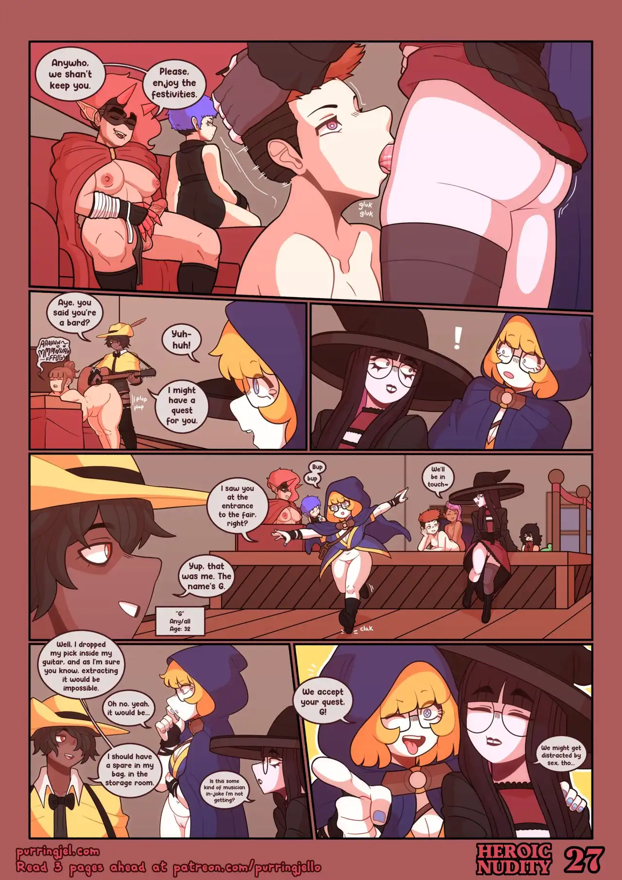 Heroic Nudity – Purringjello