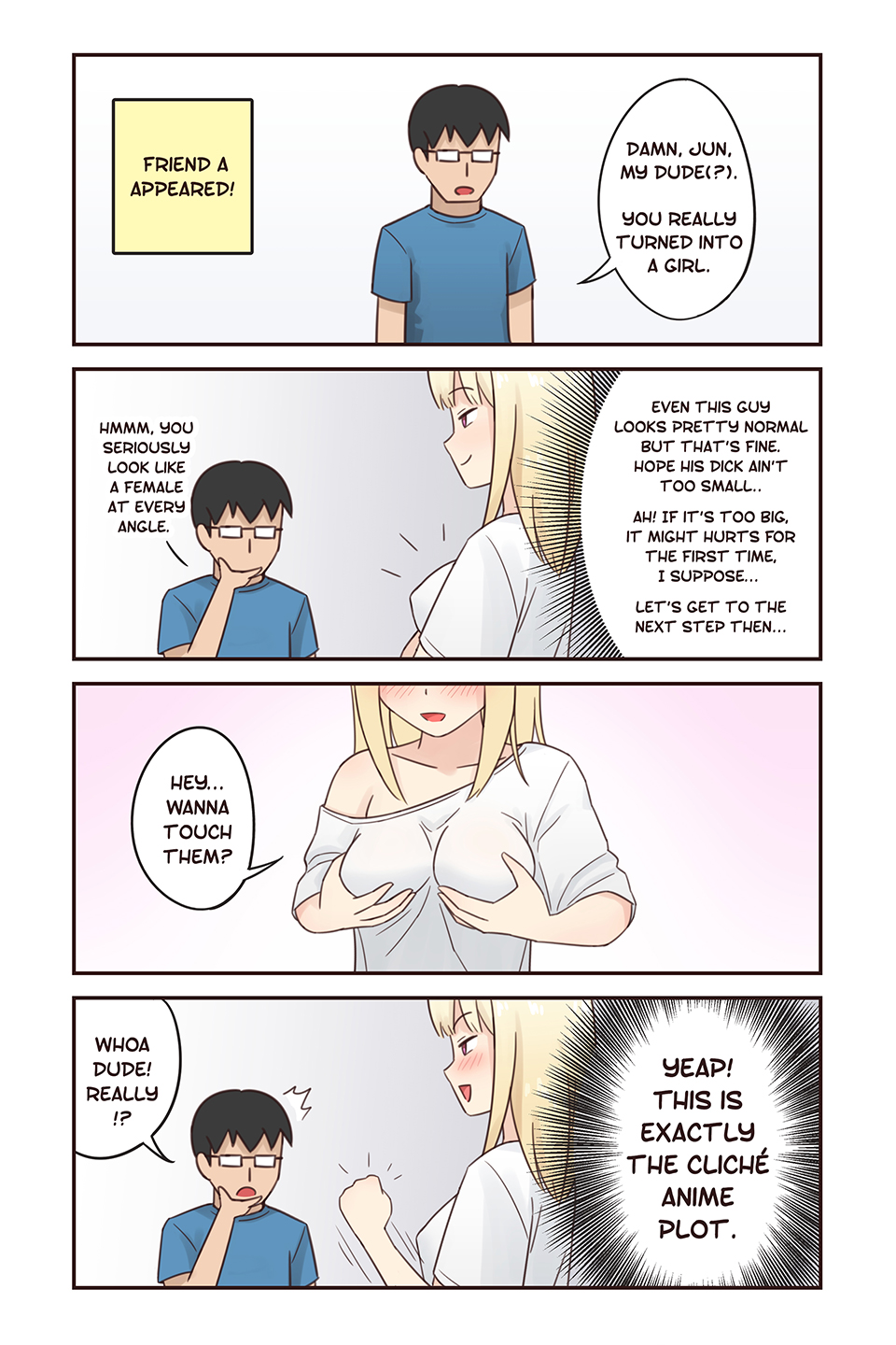 I turned into a girl but no one fucks me 1 – RudySaki