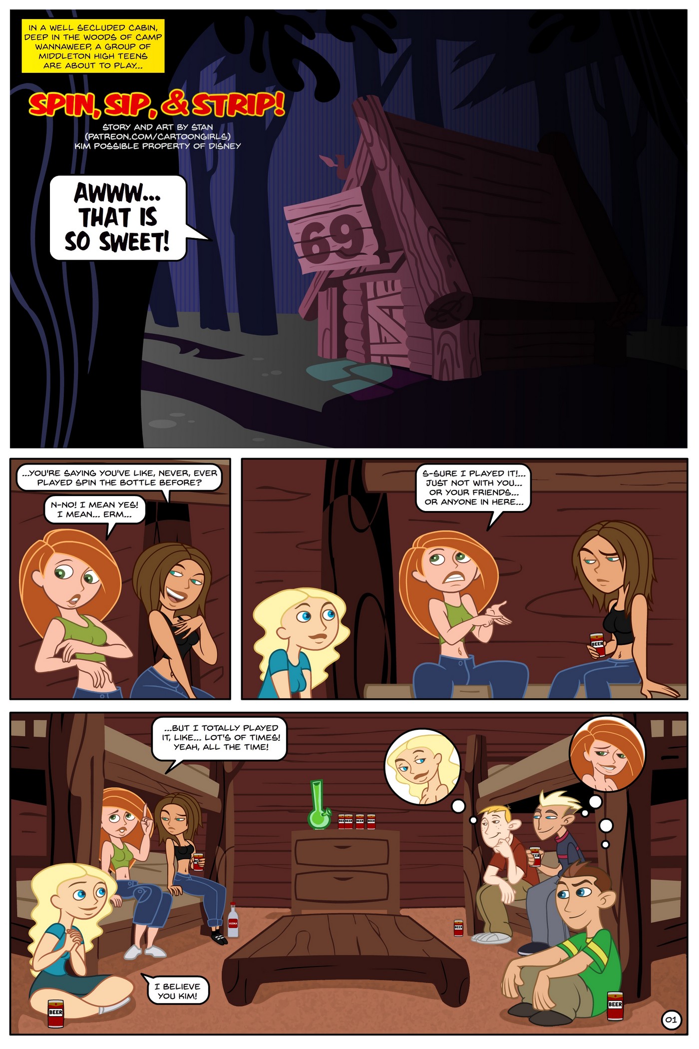 Kim Possible Spin, Sip & Strip!