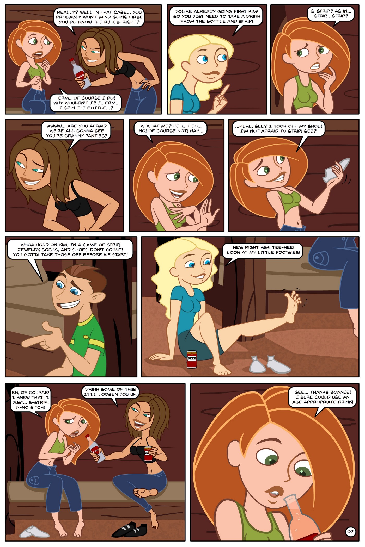 Kim Possible Spin, Sip & Strip!