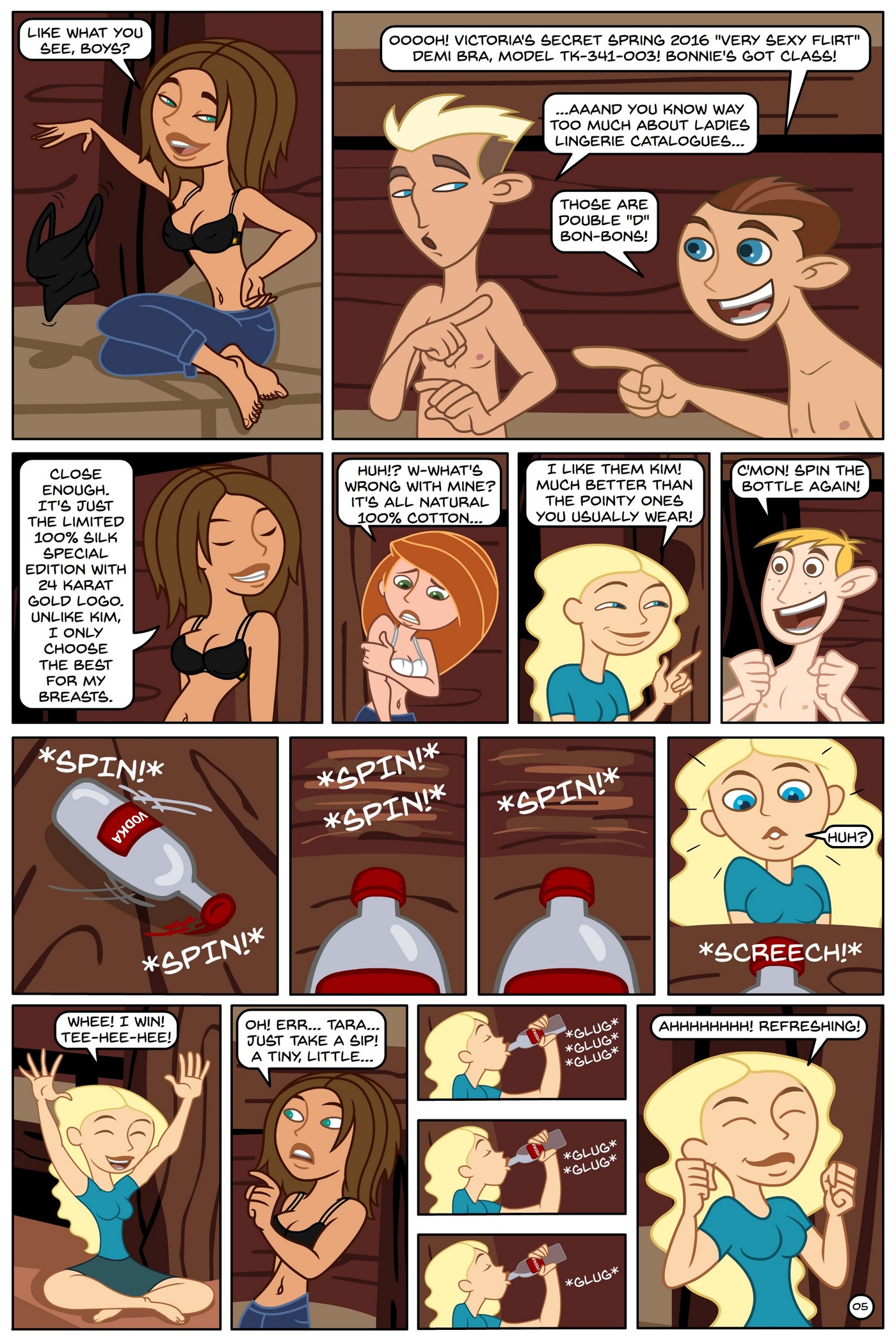 Kim Possible Spin, Sip & Strip!