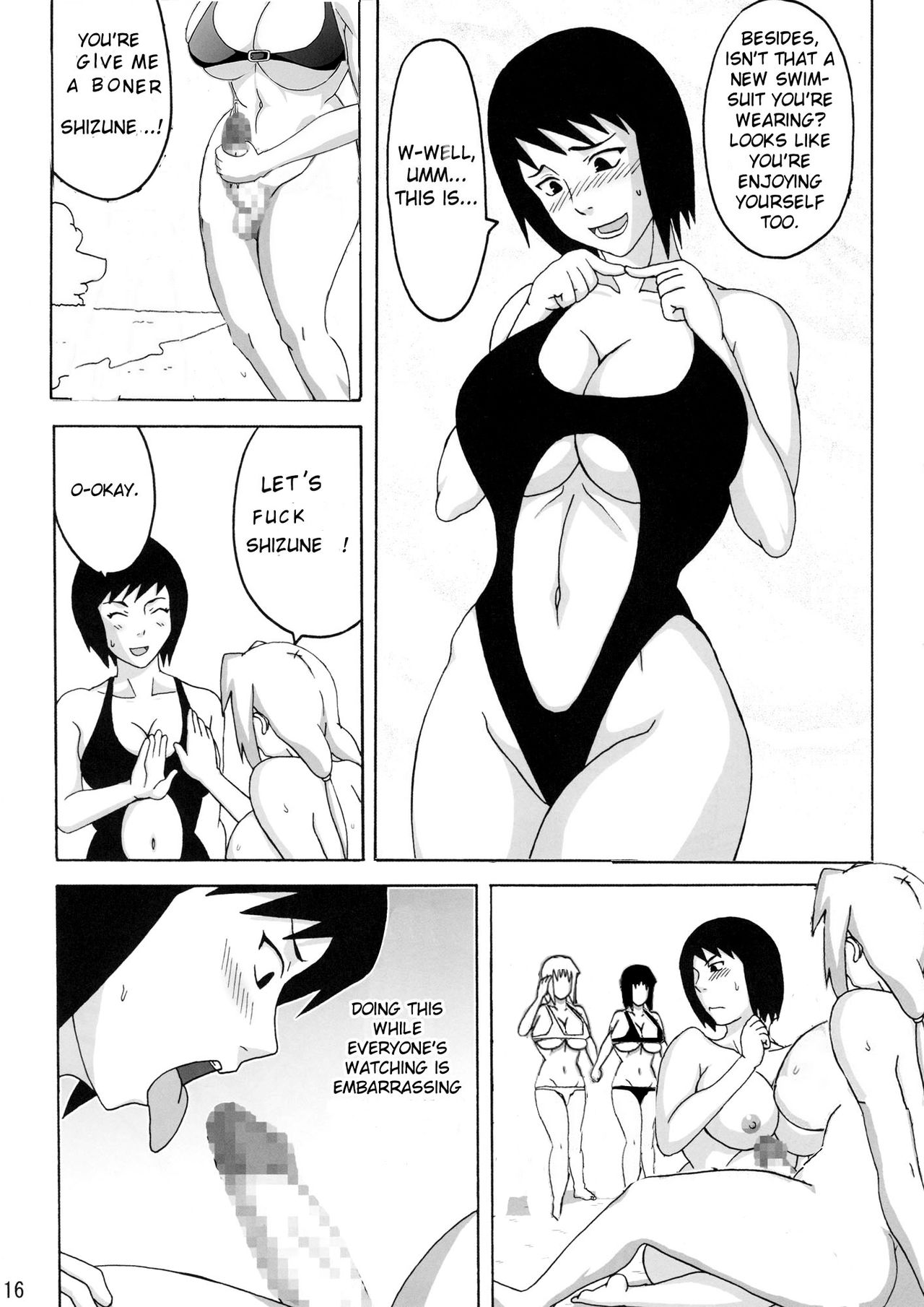 Konoha Girls In The Beach