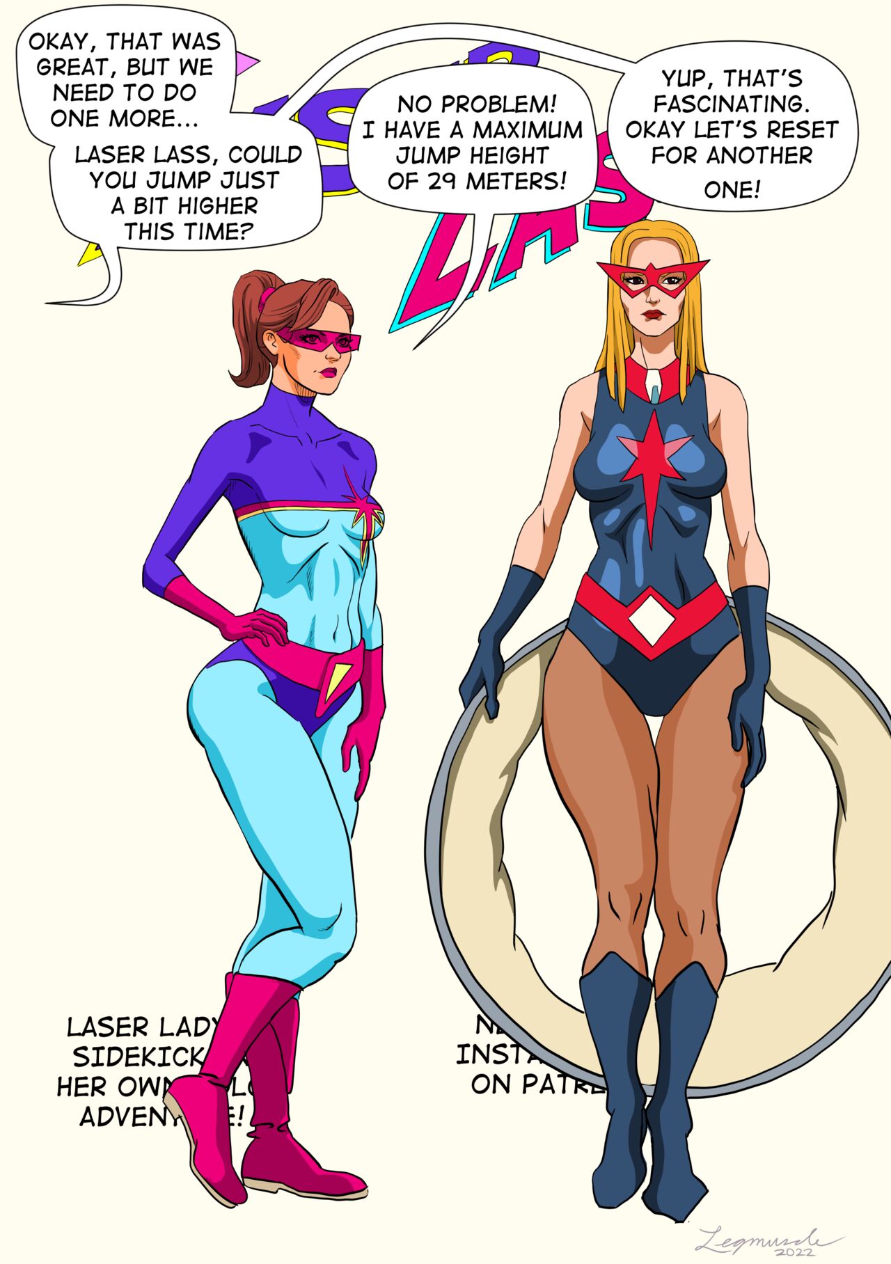 Laser Lass – Legmuscle