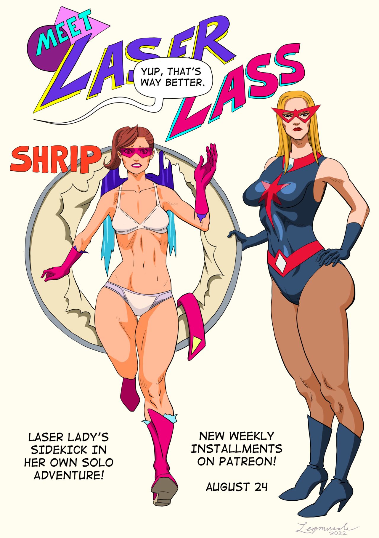 Laser Lass – Legmuscle