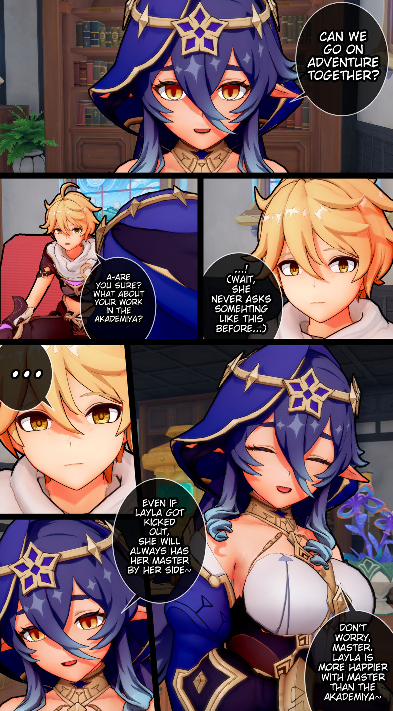 Layla’s Late Night Training Session – Genshin Impact