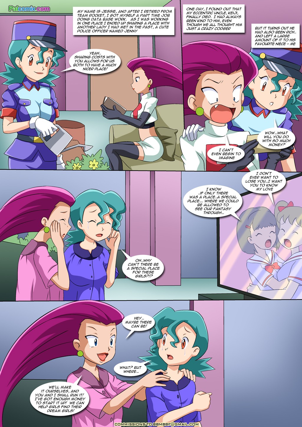 Lesbian Fantasy Island – Palcomix