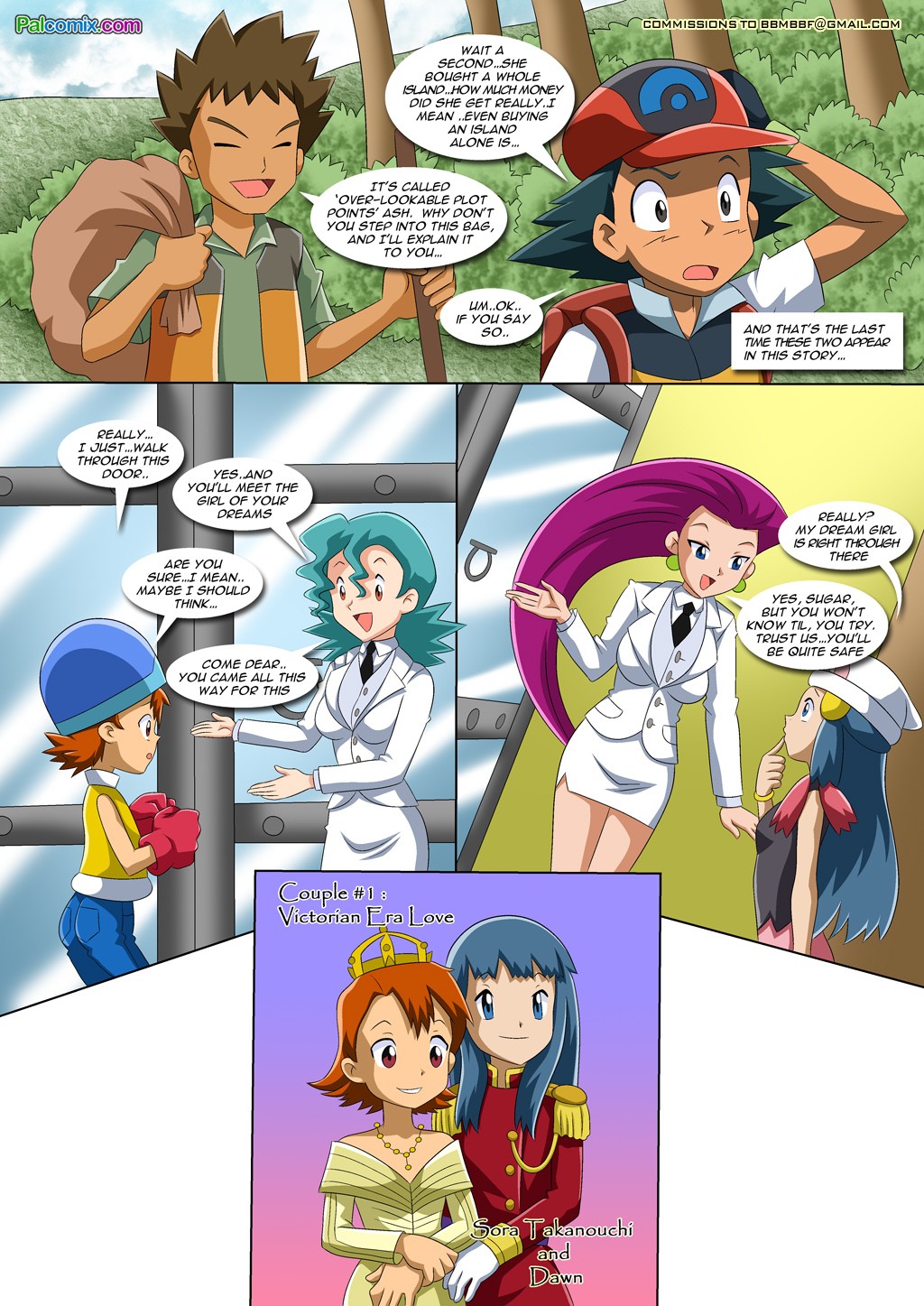Lesbian Fantasy Island – Palcomix