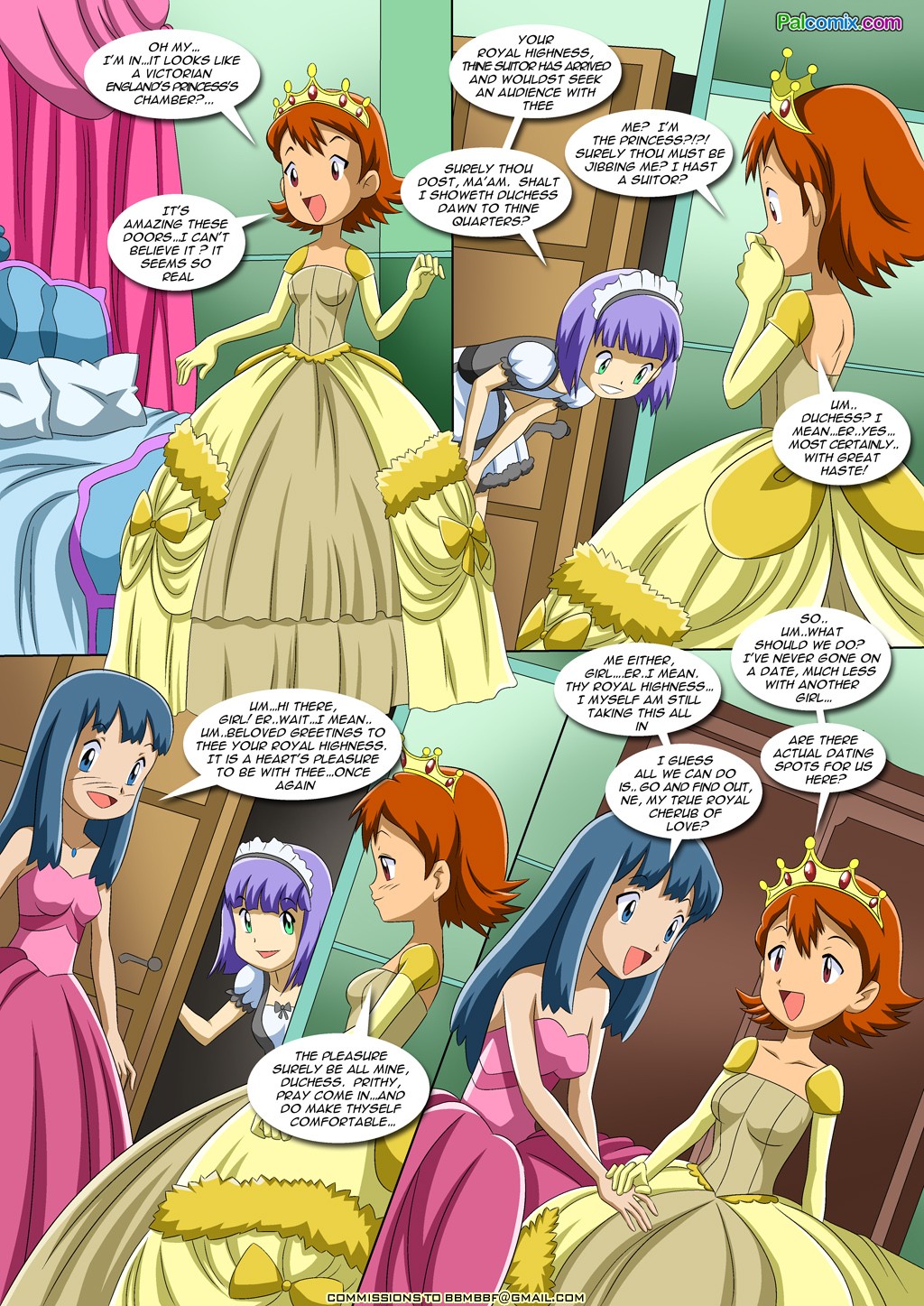 Lesbian Fantasy Island – Palcomix