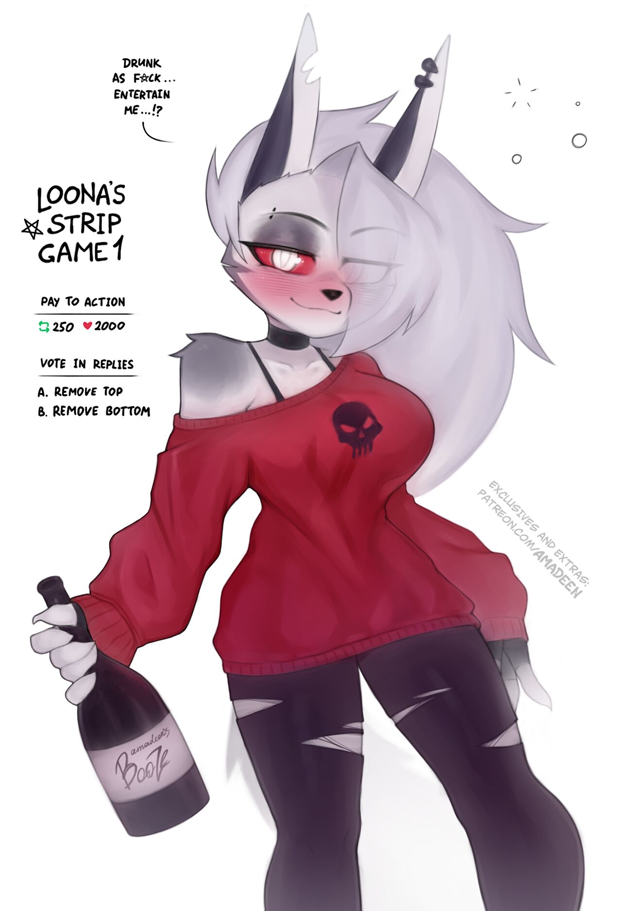 Loona’s Stripgame 2 – Amadeen