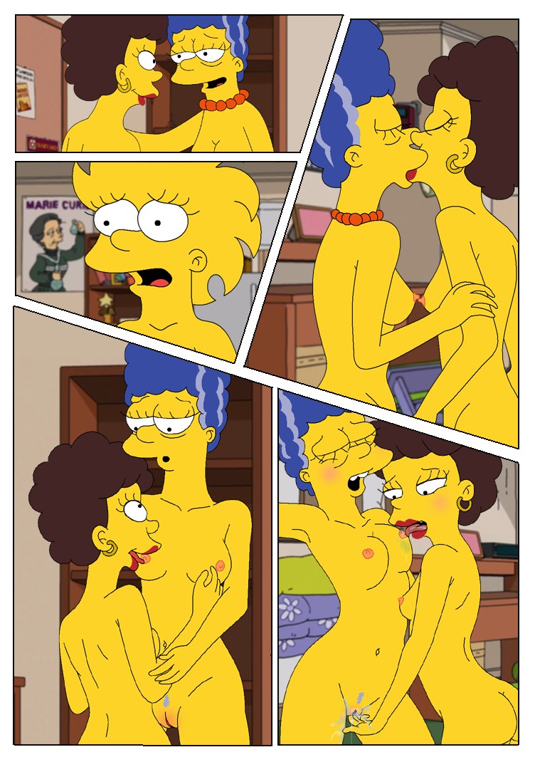 Marge and Lisa Simpsons go Lesbian – The Simpsons