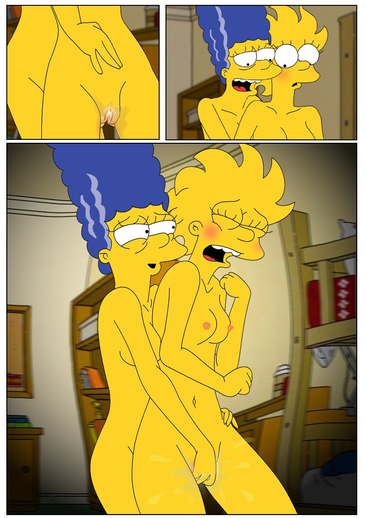 Marge and Lisa Simpsons go Lesbian – The Simpsons