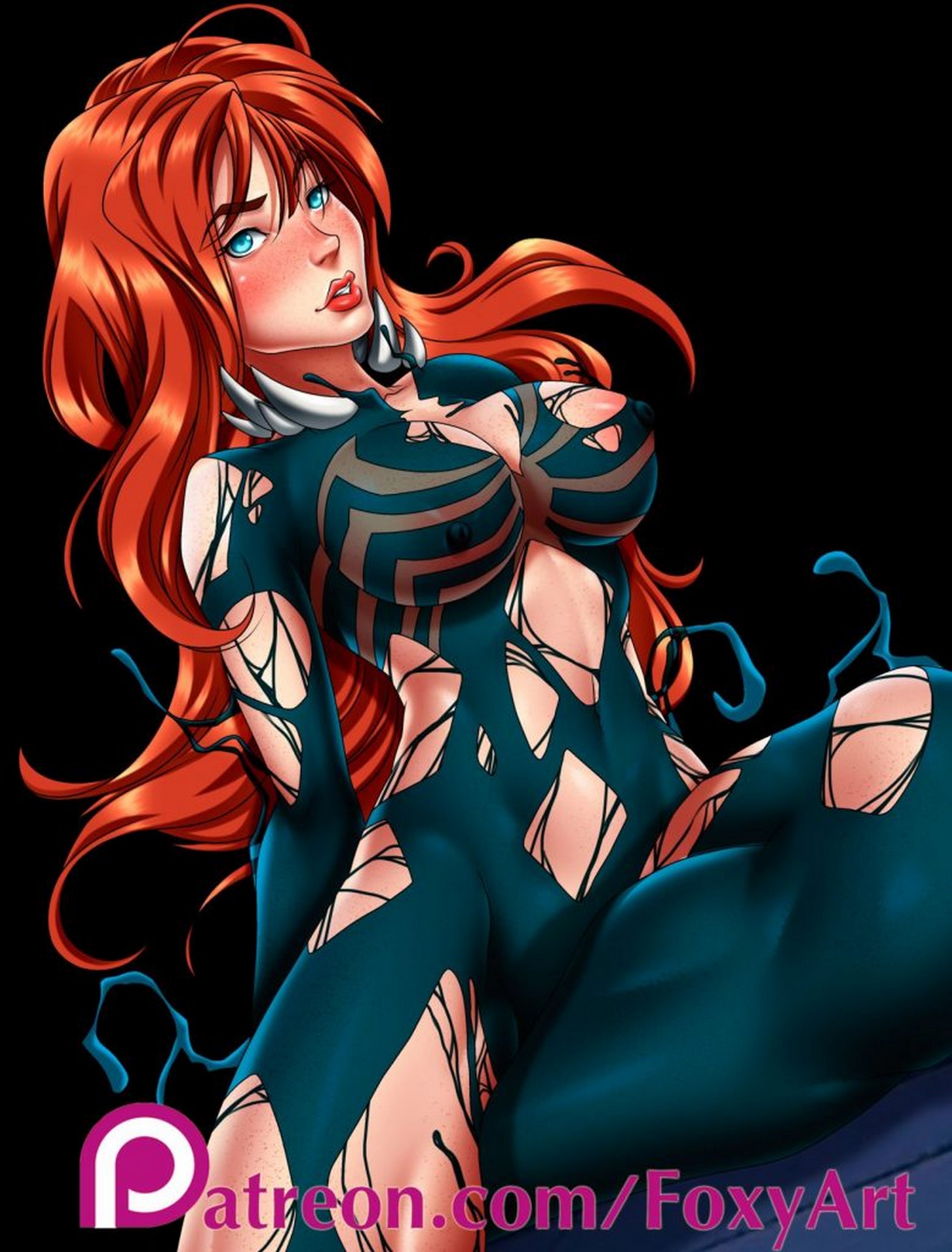 Mary-Venom Photo Session of Madness – FoxyArt